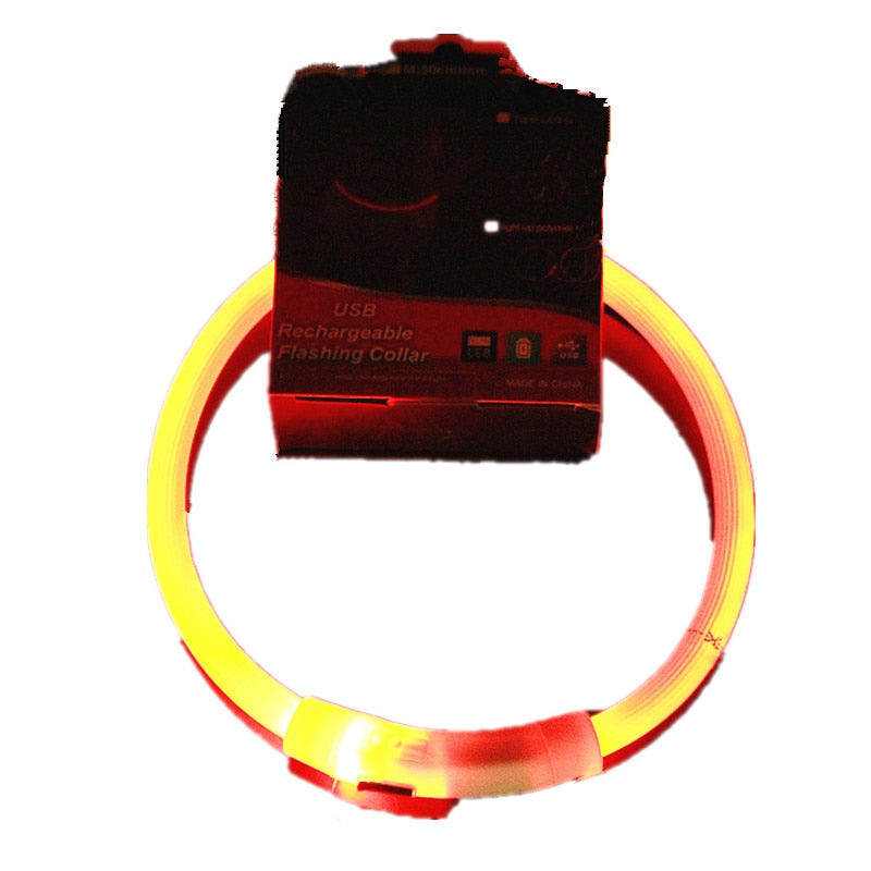 LED anti-lost pet luminous collar