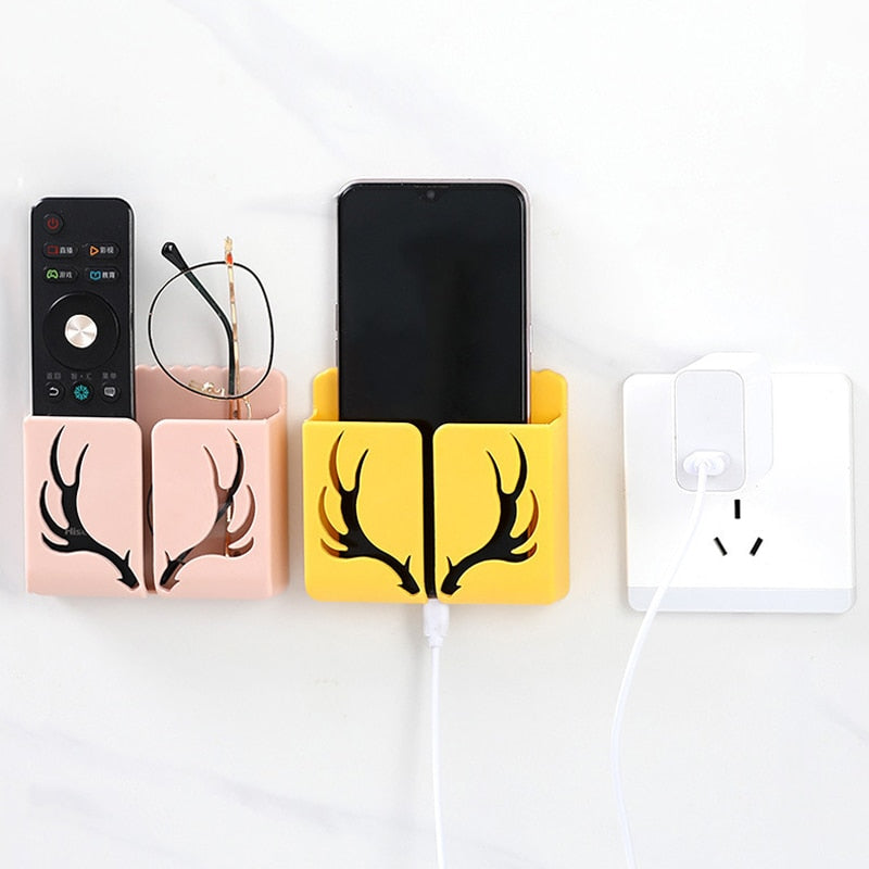 Creative mobile phone charging rack storage rack