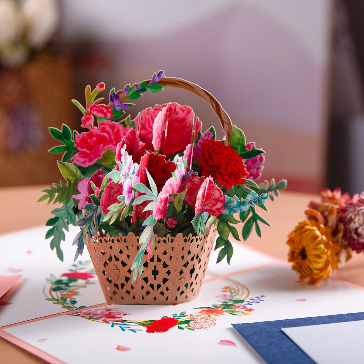 Flower Basket Pop-Up Card