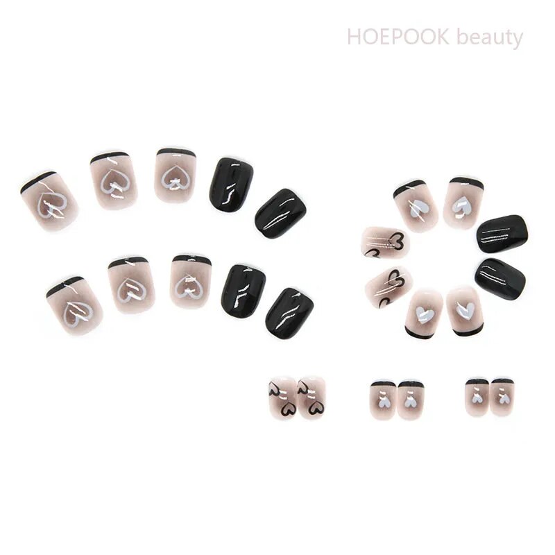 Removable adult false nail patches