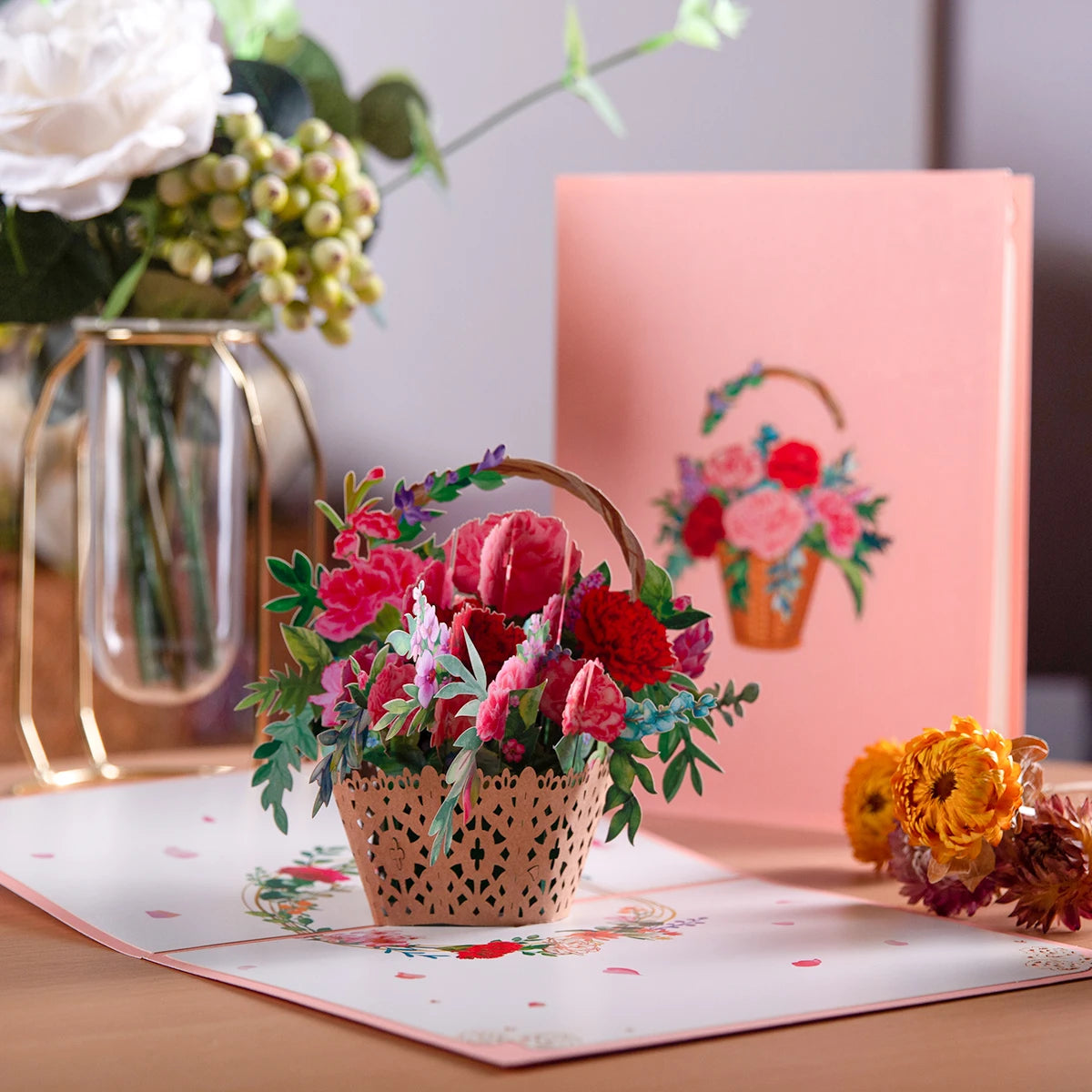 Flower Basket Pop-Up Card