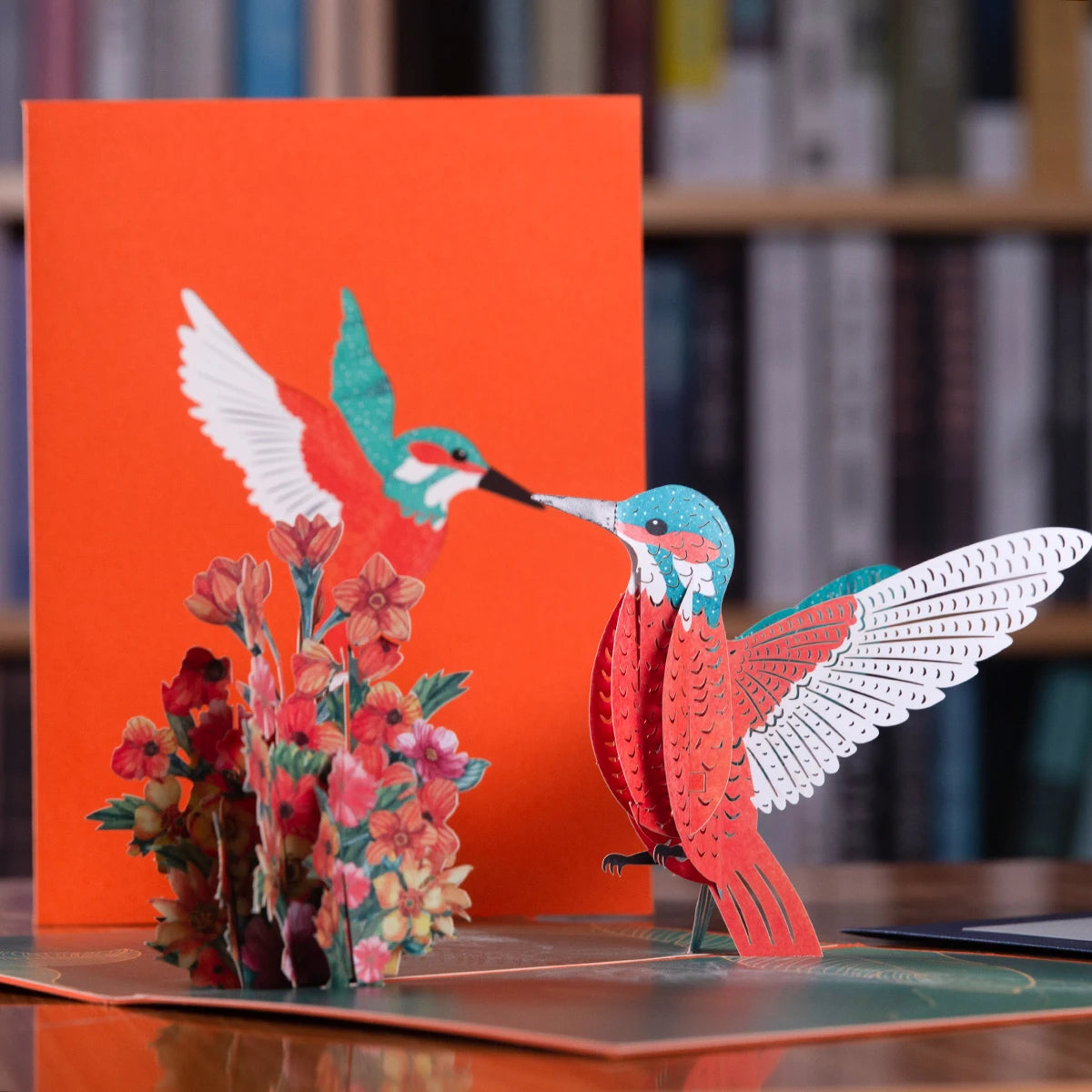 Mother's Day Hummingbird Pop Up Card